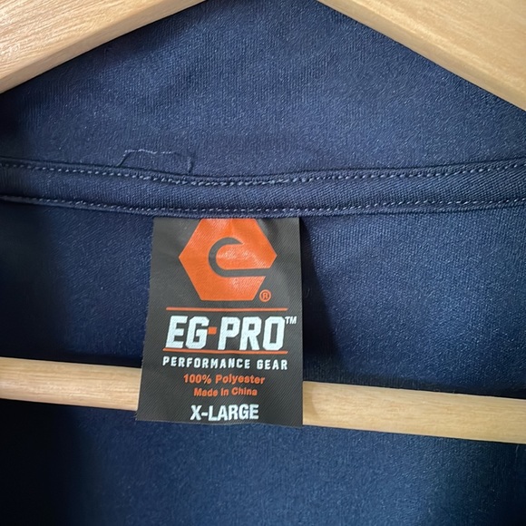 EG Pro Navy Athletic Quarter Zip Pullover sz XL - Picture 3 of 3